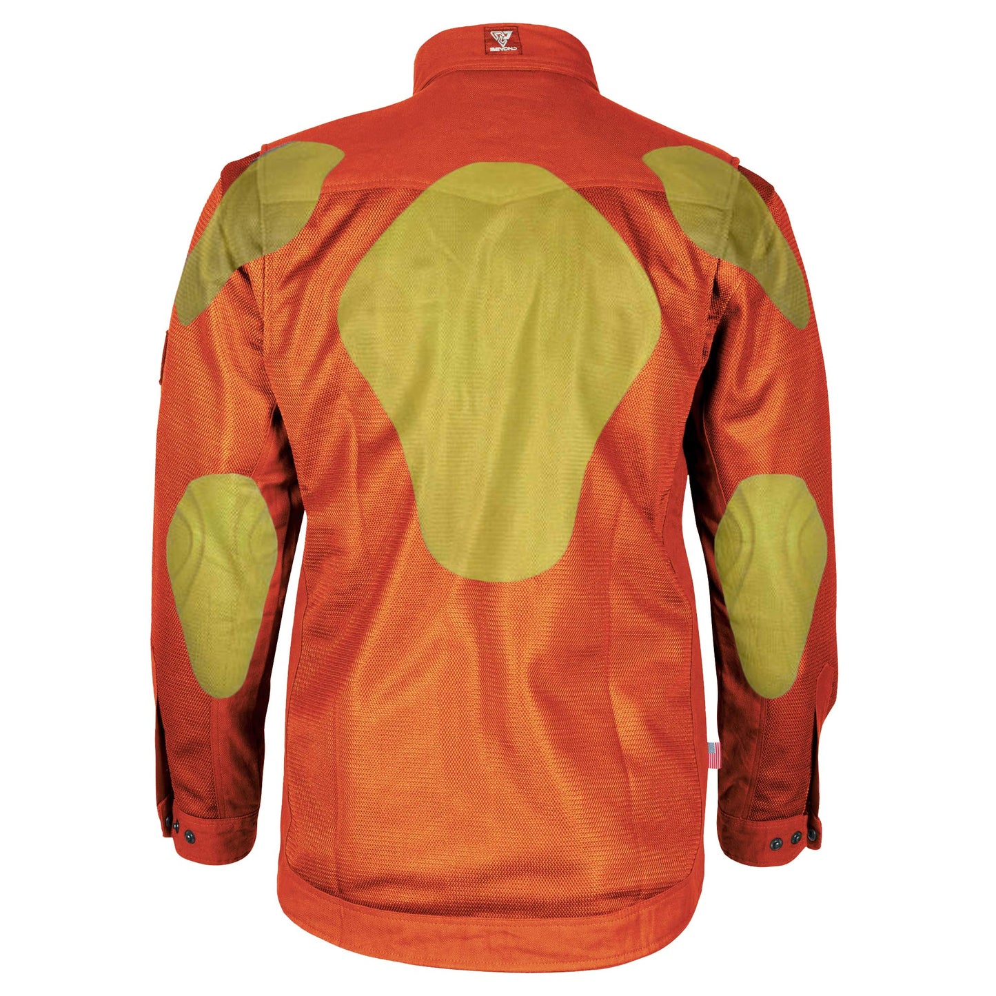 Protective Summer Mesh Shirt - Orange Solid
