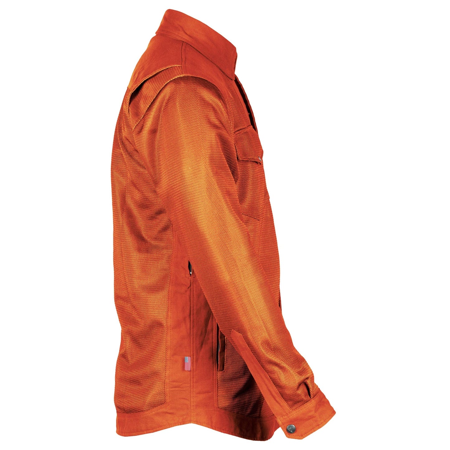 Protective Summer Mesh Shirt - Orange Solid