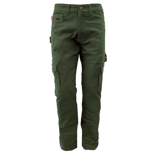 Relaxed Fit Cargo Pants - Army Green
