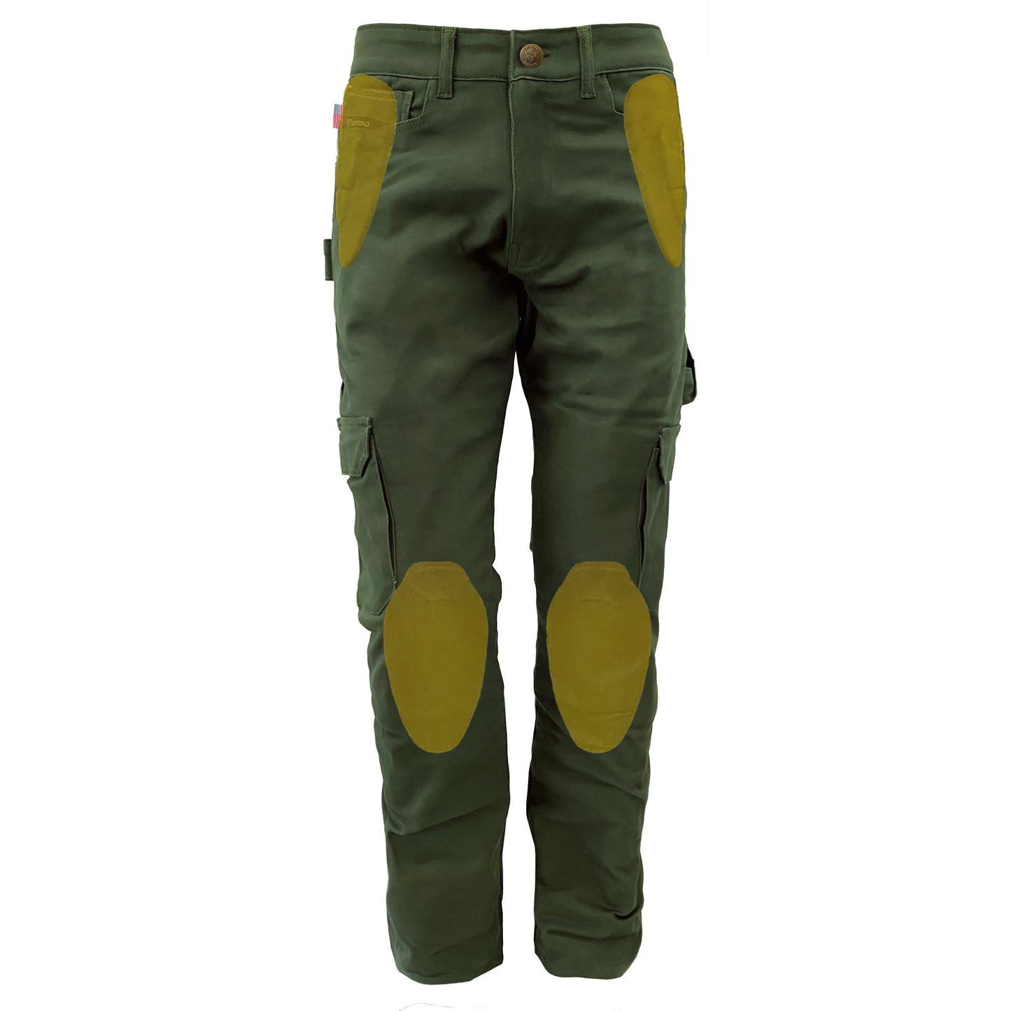 Relaxed Fit Cargo Pants - Army Green