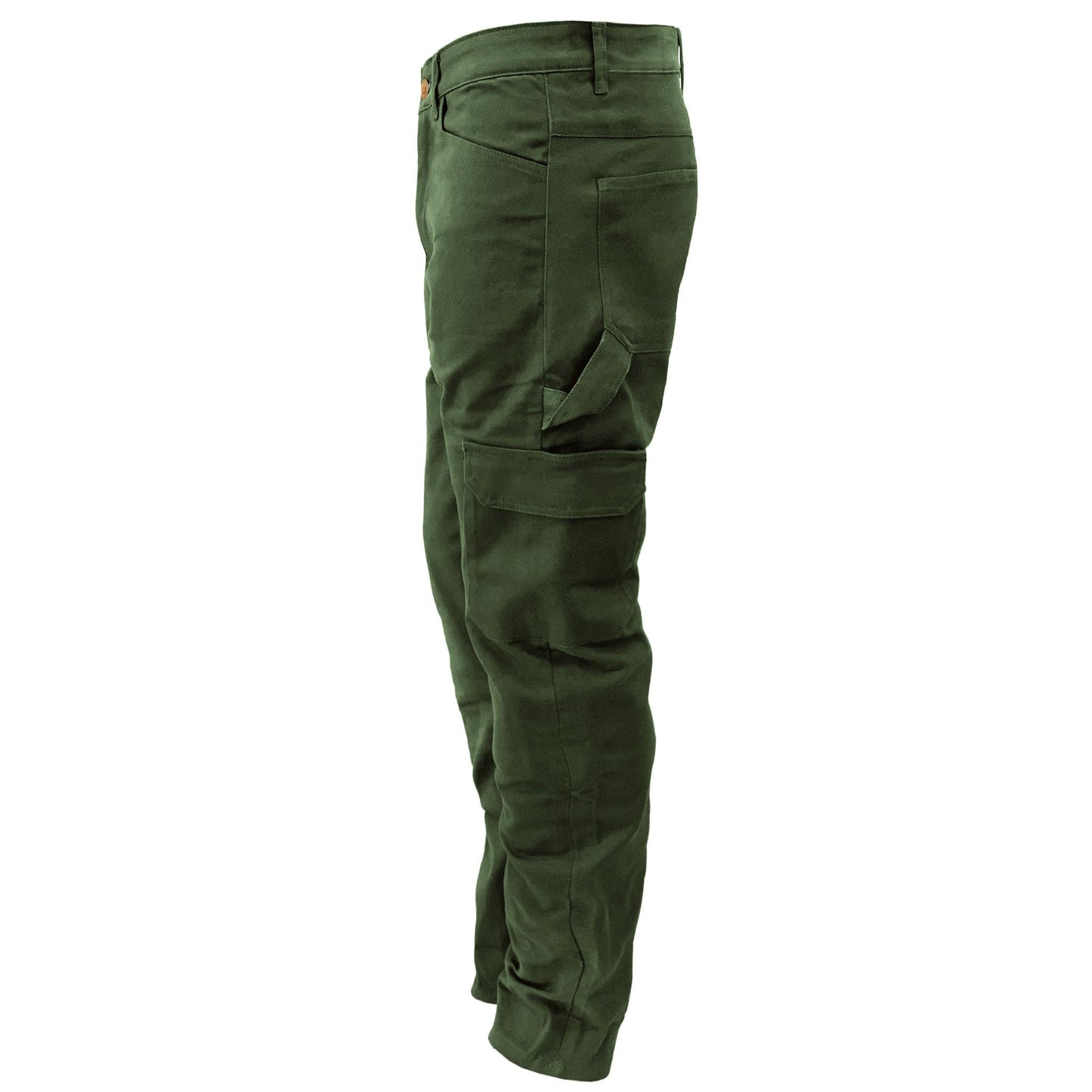 Relaxed Fit Cargo Pants - Army Green