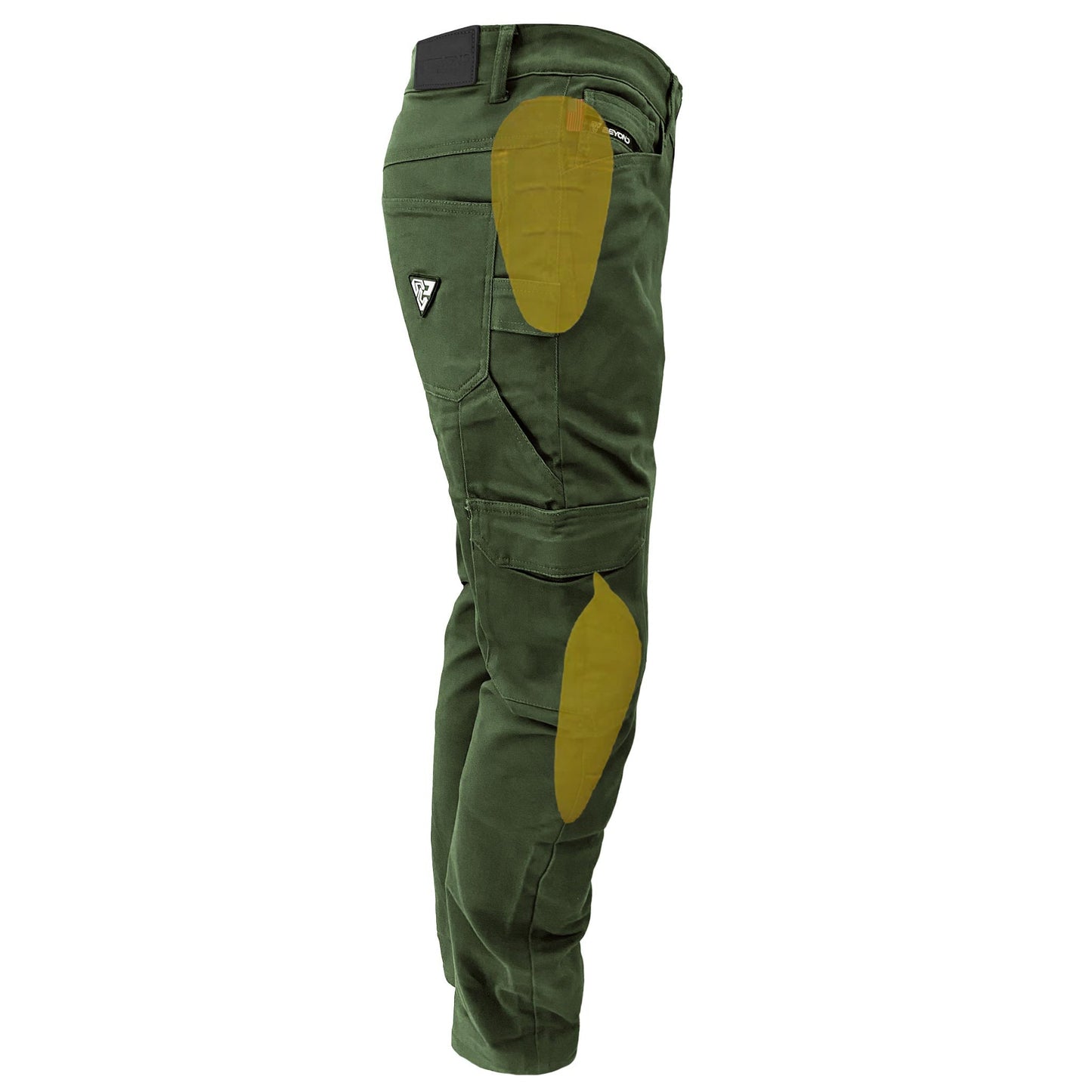 Relaxed Fit Cargo Pants - Army Green