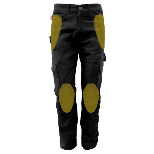 Relaxed Fit Cargo Pants - Black