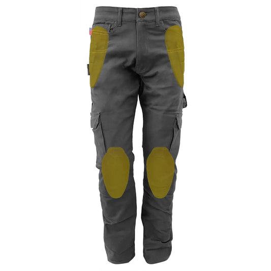 Relaxed Fit Cargo Pants - Grey