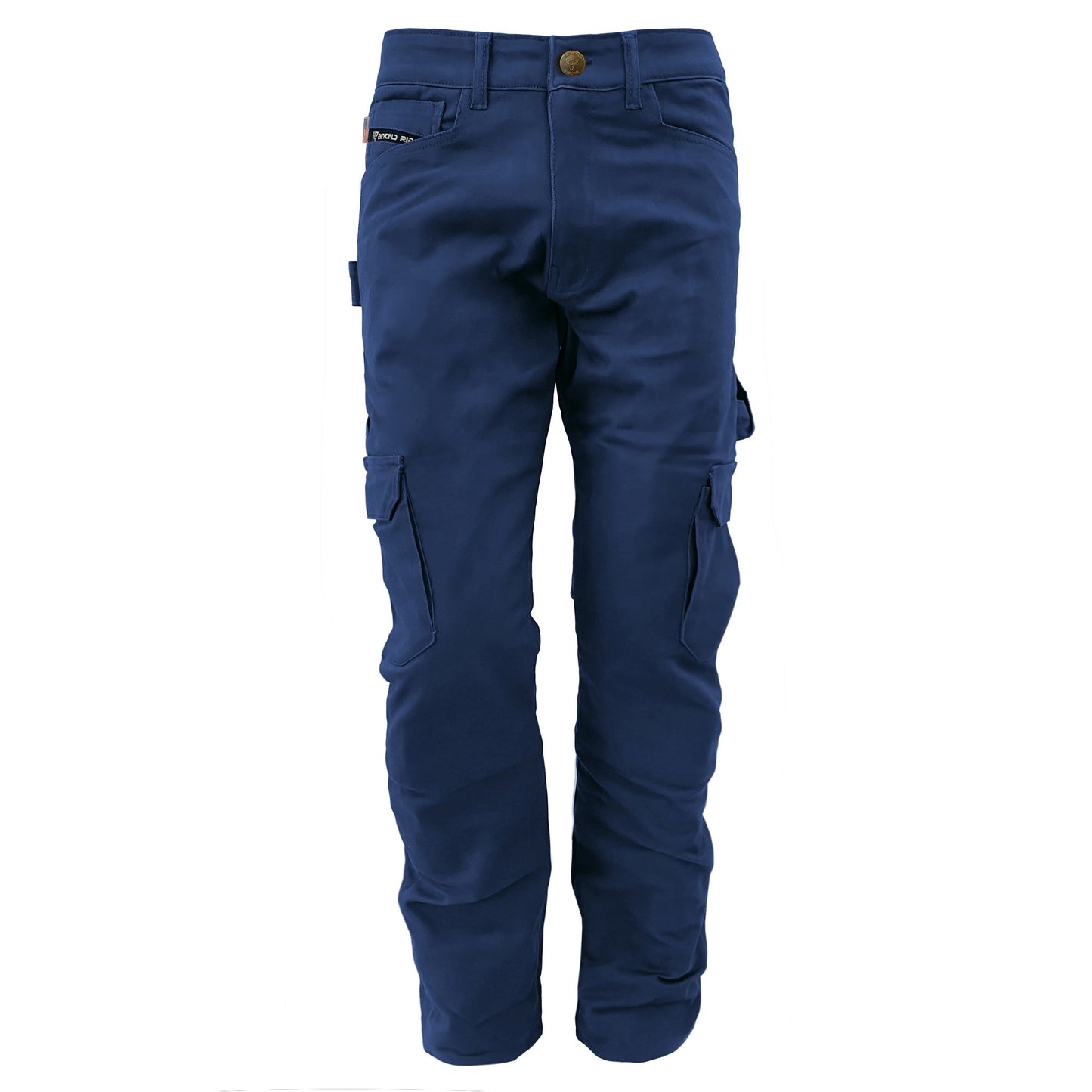 Loose Fit Cargo Pants (Extra Wide) - Navy Blue