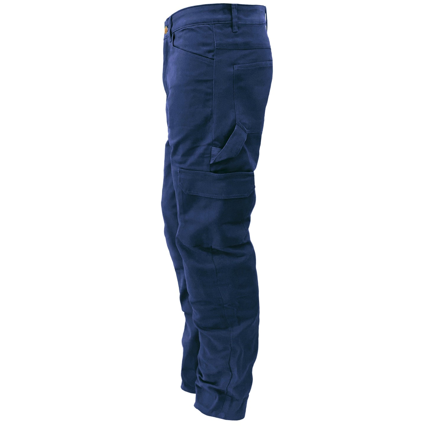 Loose Fit Cargo Pants (Extra Wide) - Navy Blue
