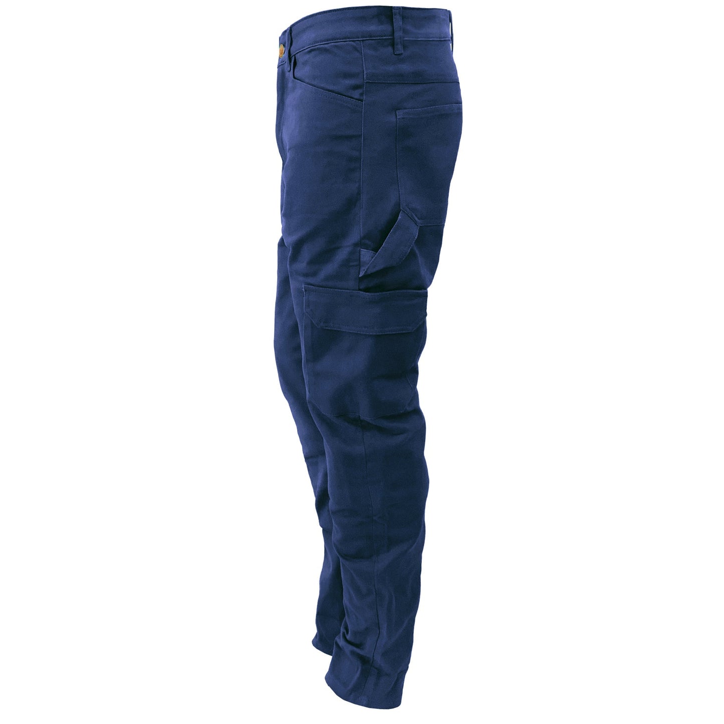 Straight Leg Cargo Pants - Navy Blue