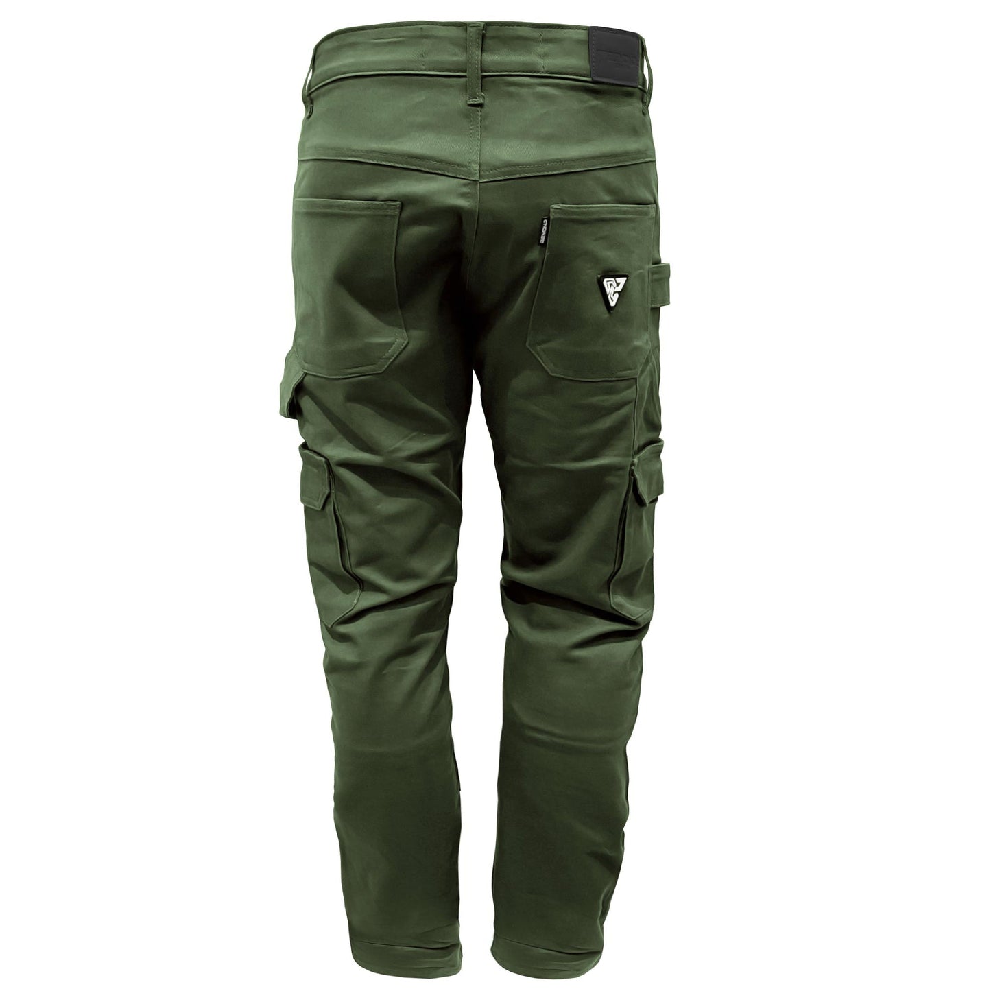 Loose Fit Cargo Pants (Extra Wide) - Army Green