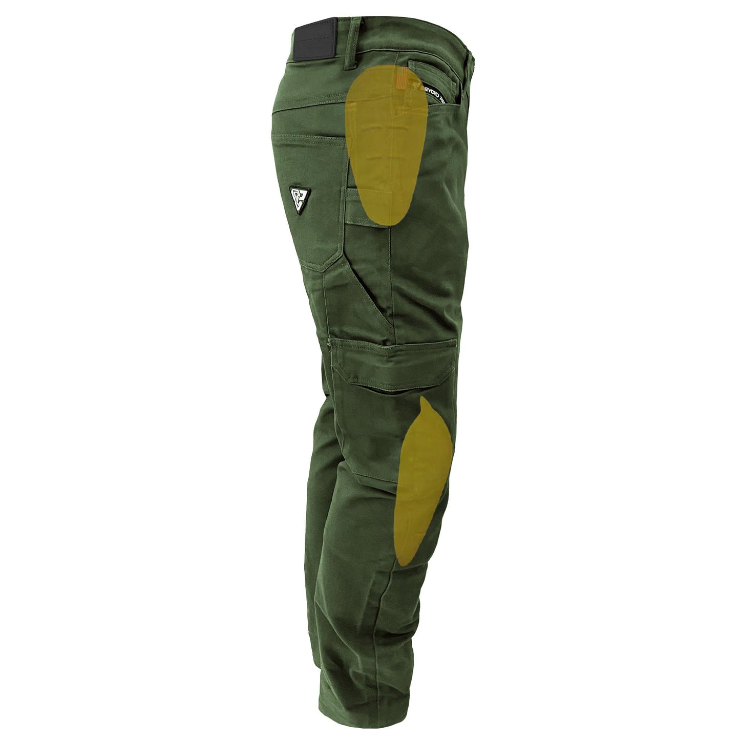 Loose Fit Cargo Pants (Extra Wide) - Army Green
