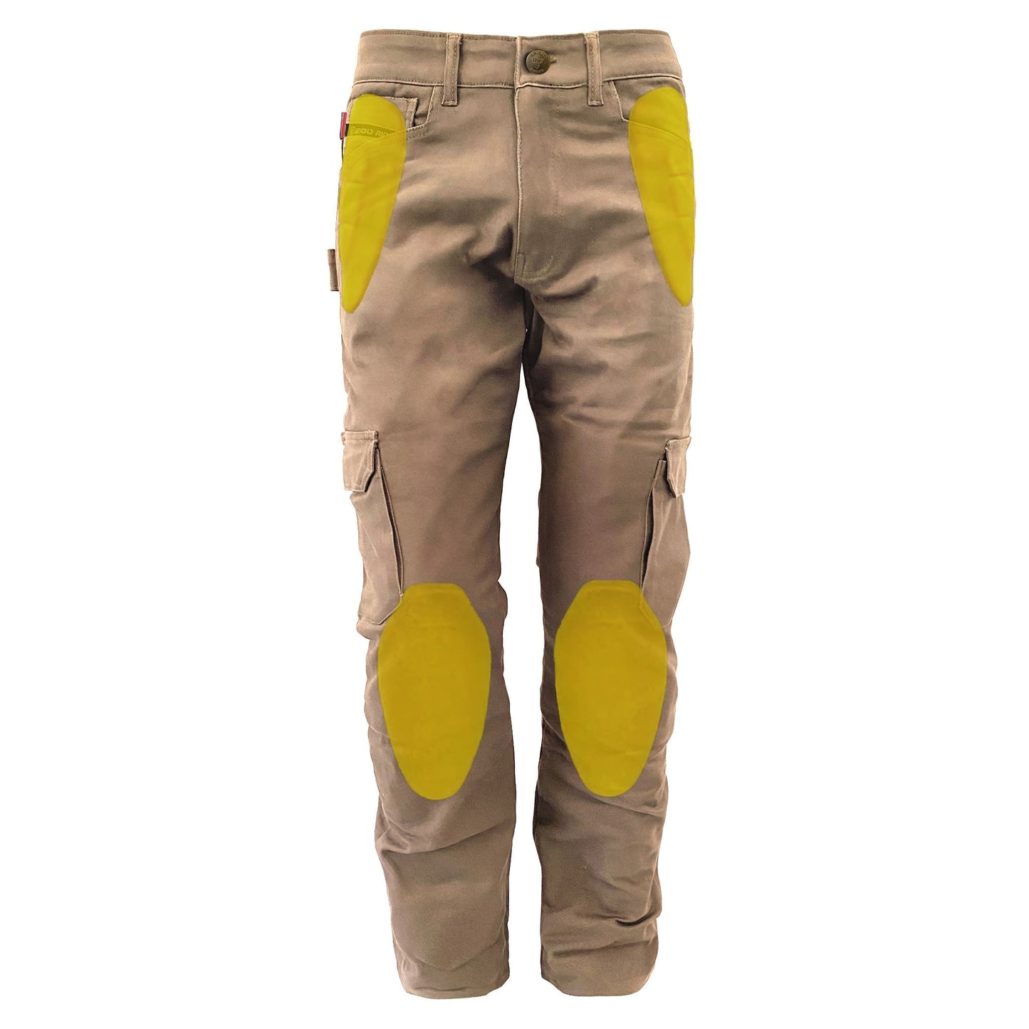 Loose Fit Cargo Pants (Extra Wide) - Khaki Solid