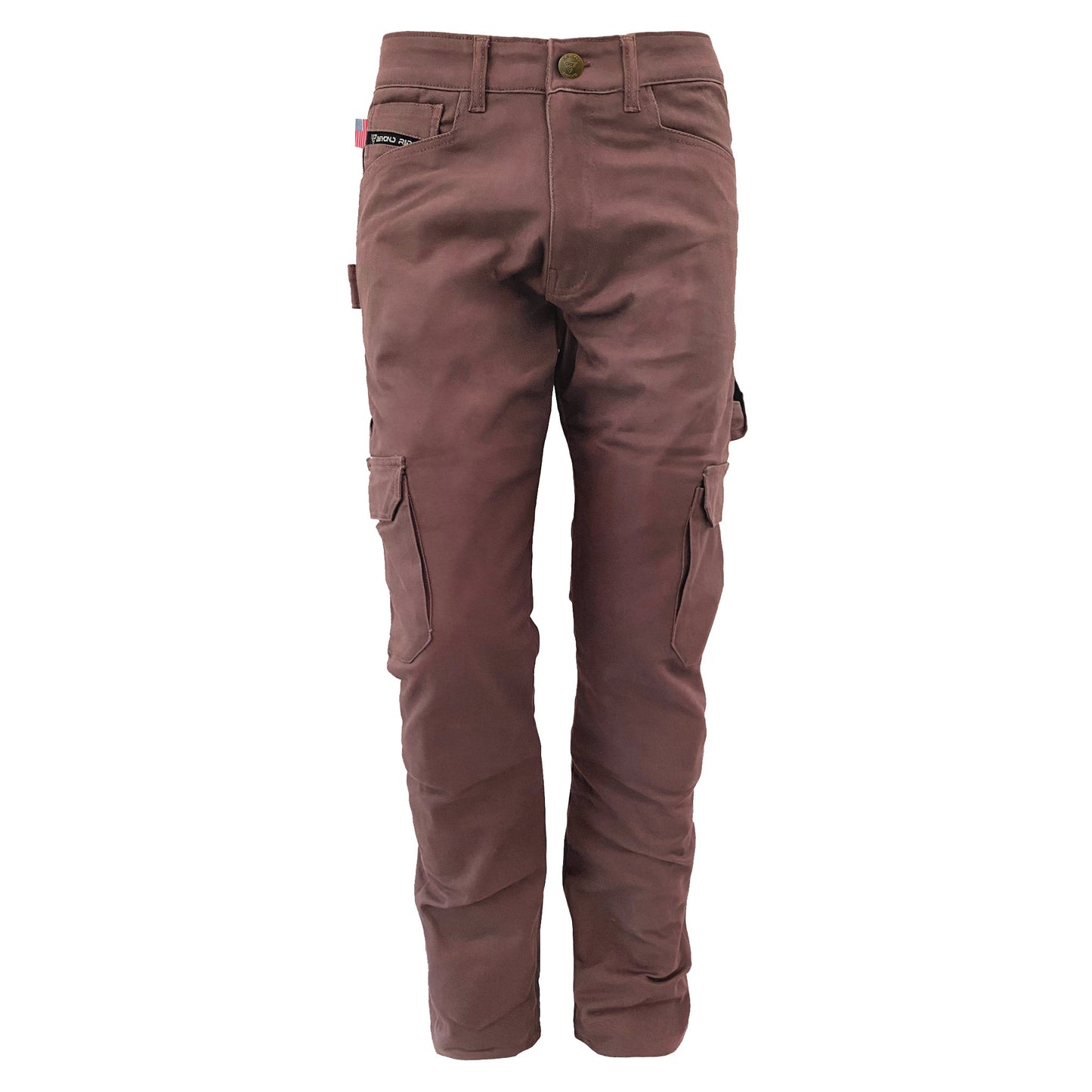Loose Fit Cargo Pants (Extra Wide) - Light Cacao