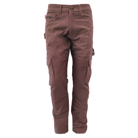 Loose Fit Cargo Pants (Extra Wide) - Light Cacao
