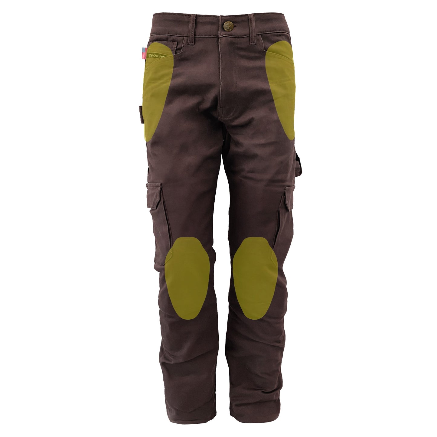 Loose Fit Cargo Pants (Extra Wide) - Dark Coffee