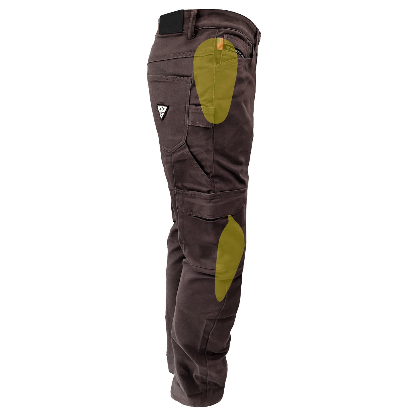 Loose Fit Cargo Pants (Extra Wide) - Dark Coffee