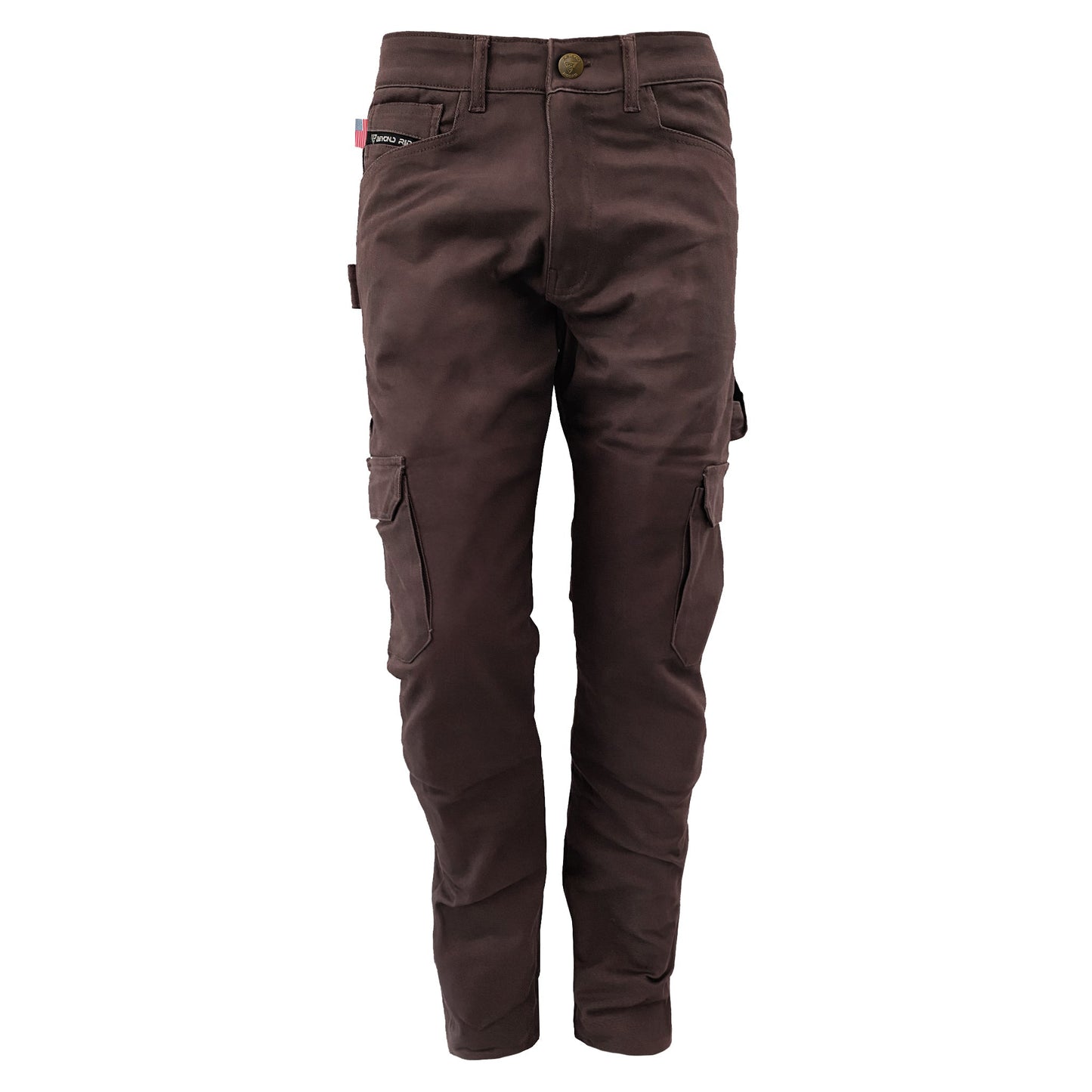 Relaxed Fit Cargo Pants - Dark Coffee ‌
