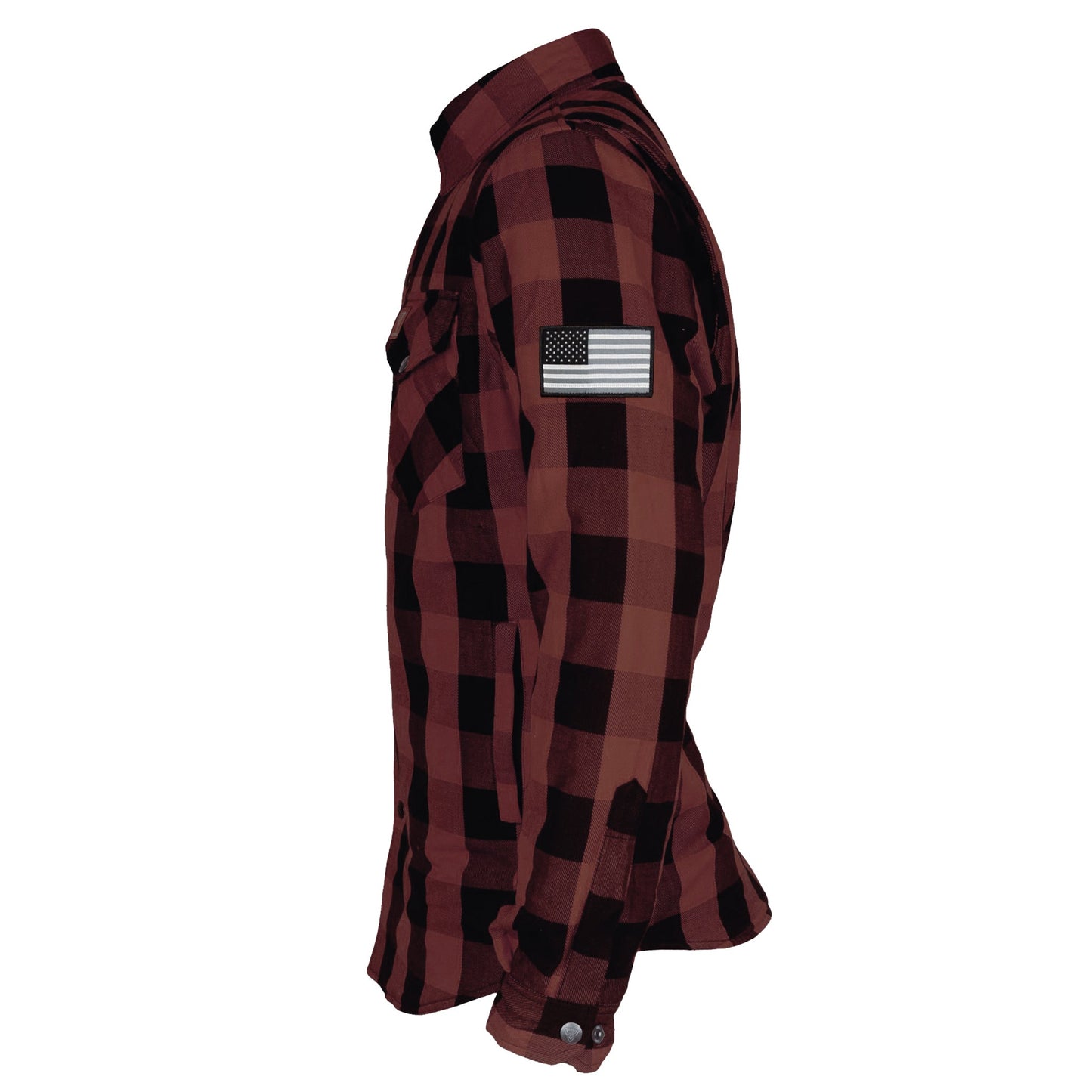 Protective Flannel Shirt - Brown Checkered