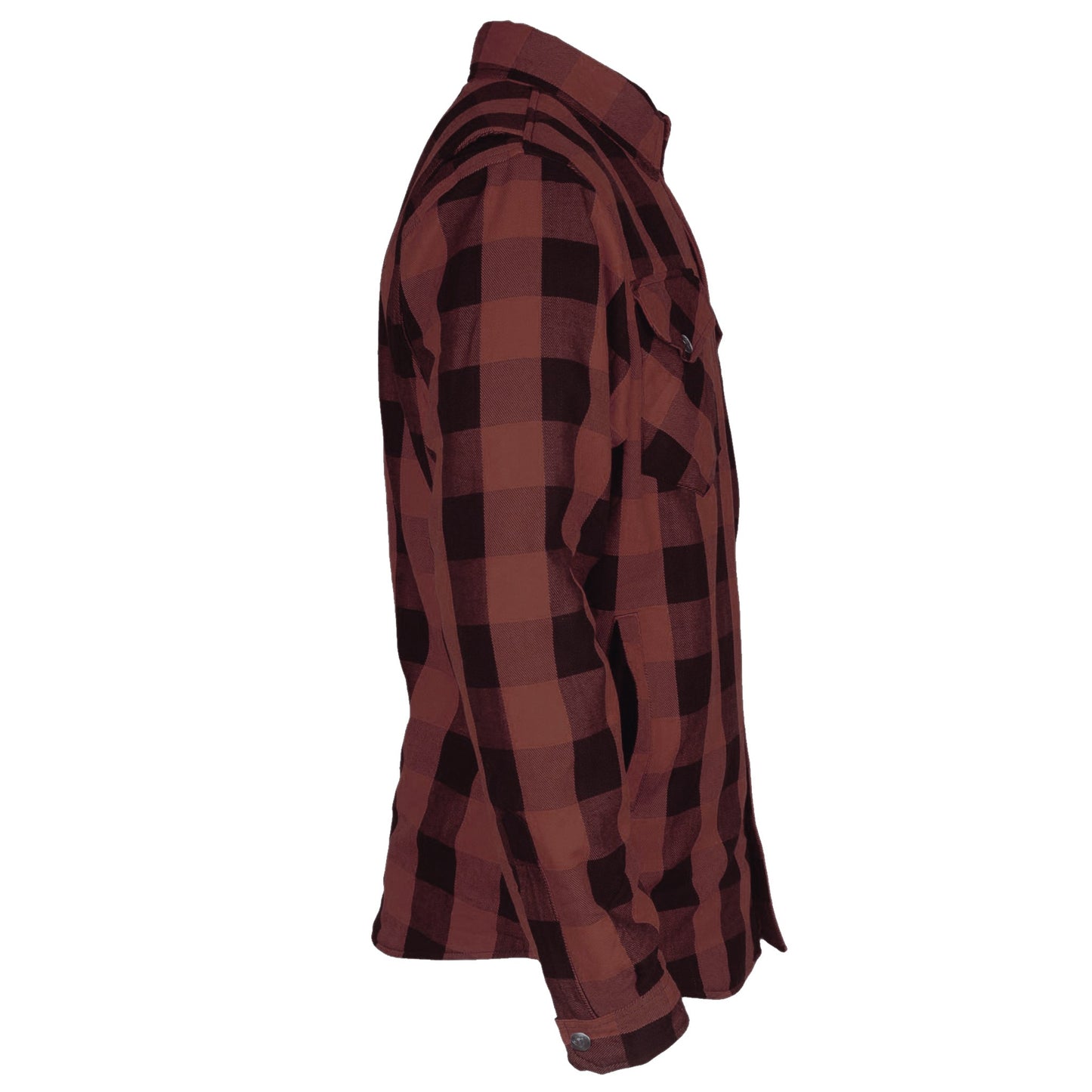 Protective Flannel Shirt - Brown Checkered