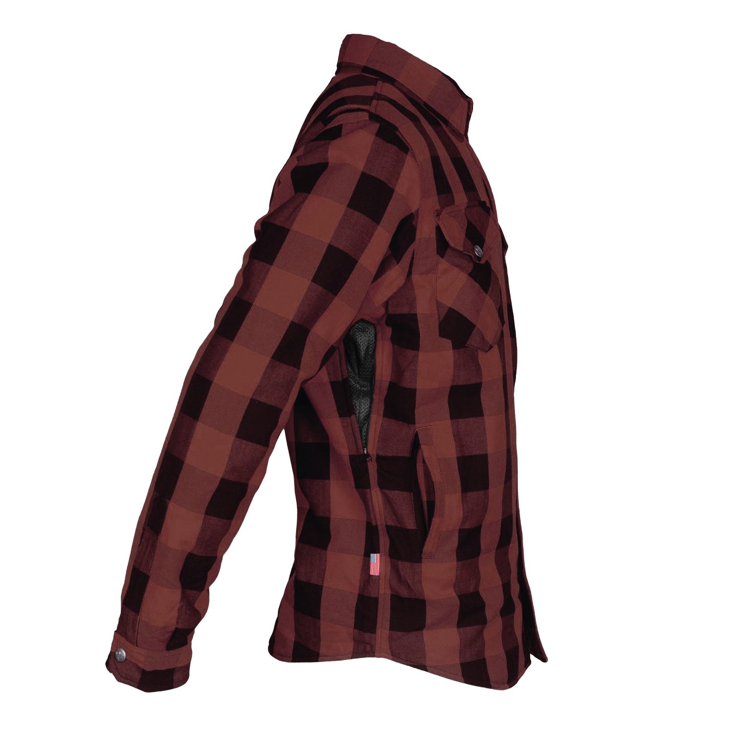 Protective Flannel Shirt - Brown Checkered