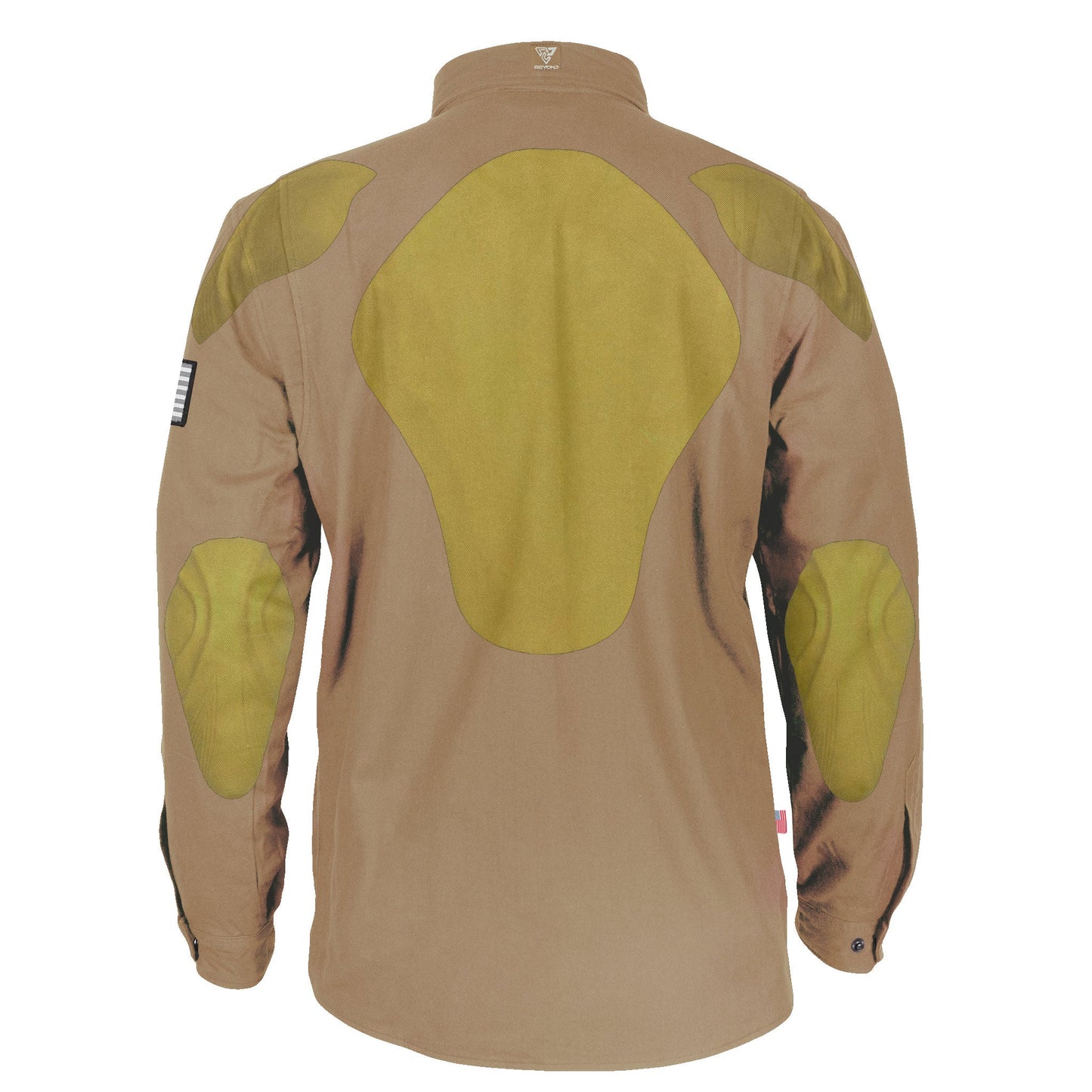 Protective Flannel Shirt - Camel Solid