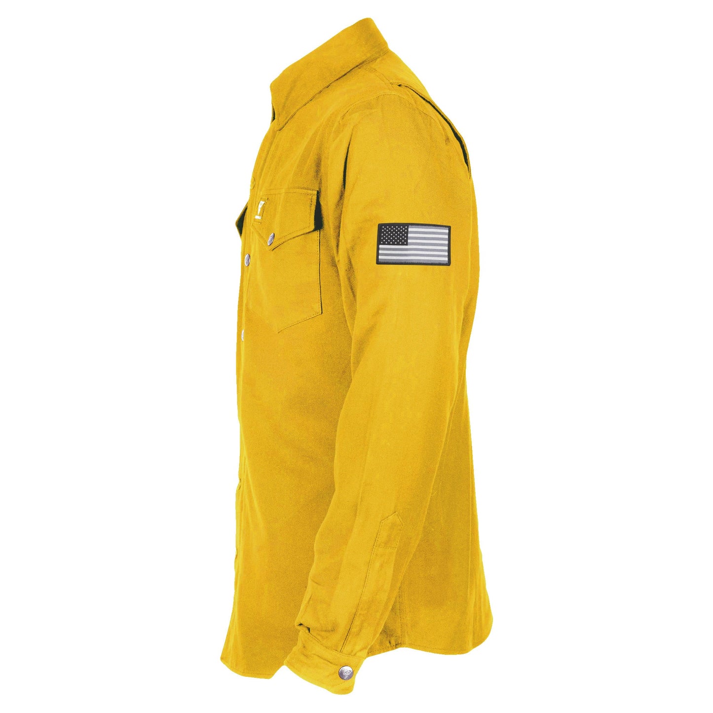 Protective Flannel Shirt - Yellow Solid
