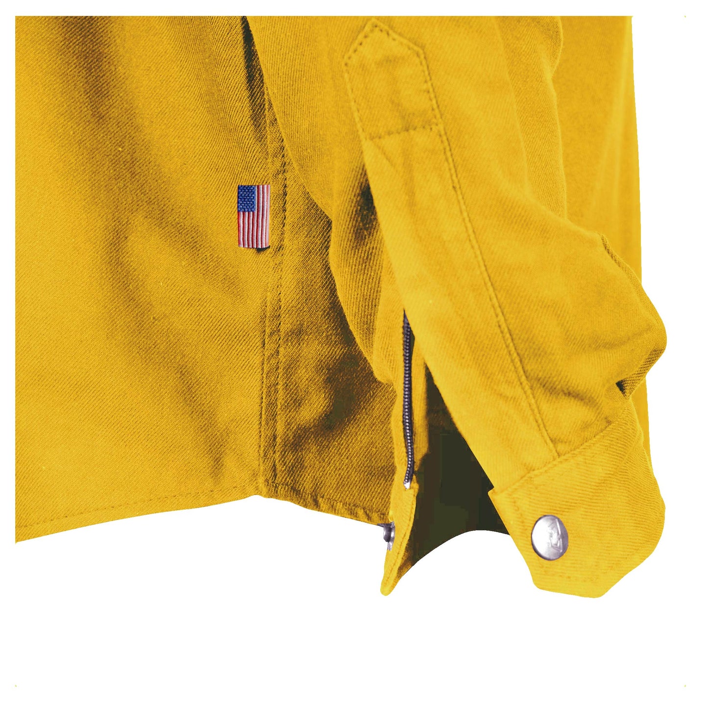 Protective Flannel Shirt - Yellow Solid