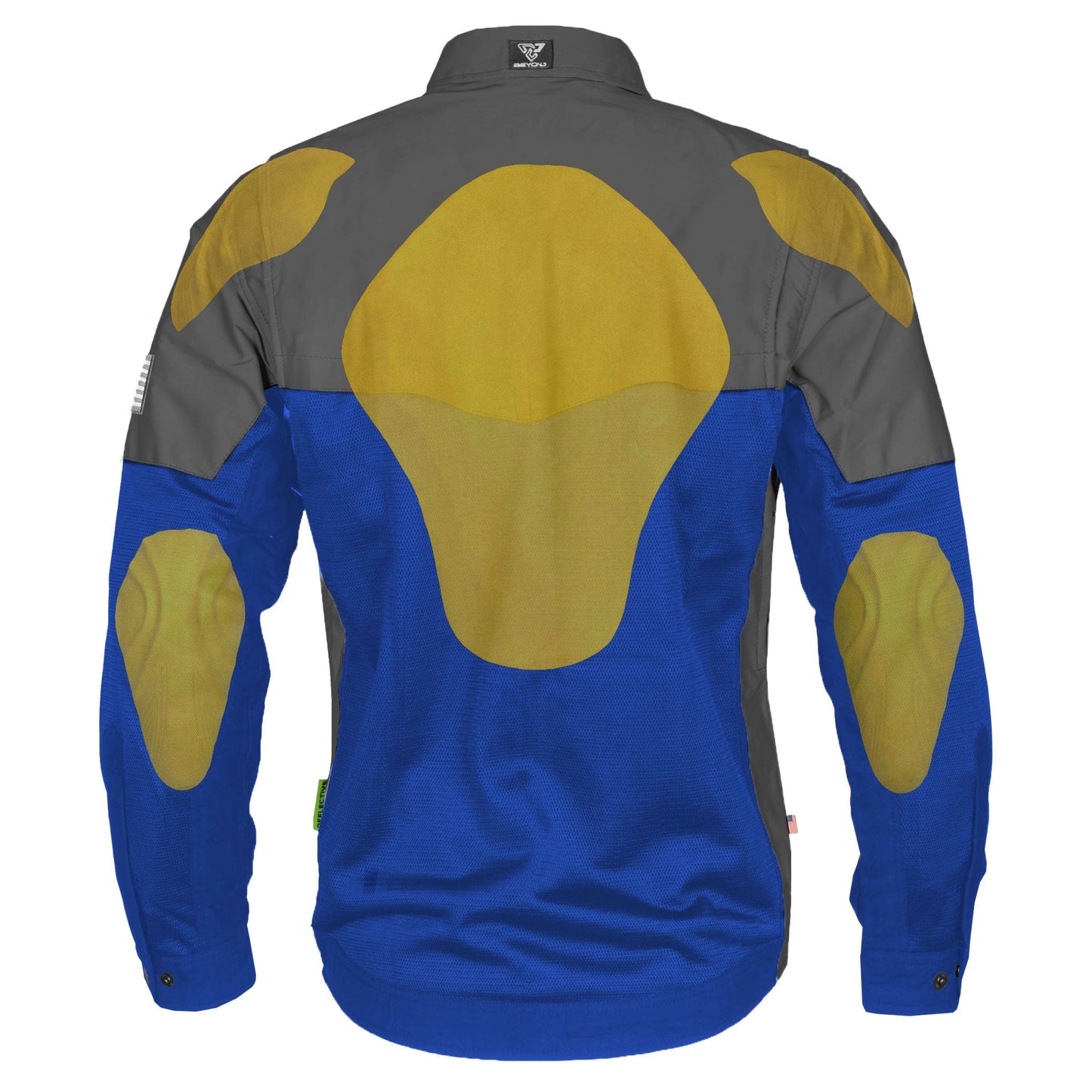 Summer Mesh Reflective Shirt Blue Nebula