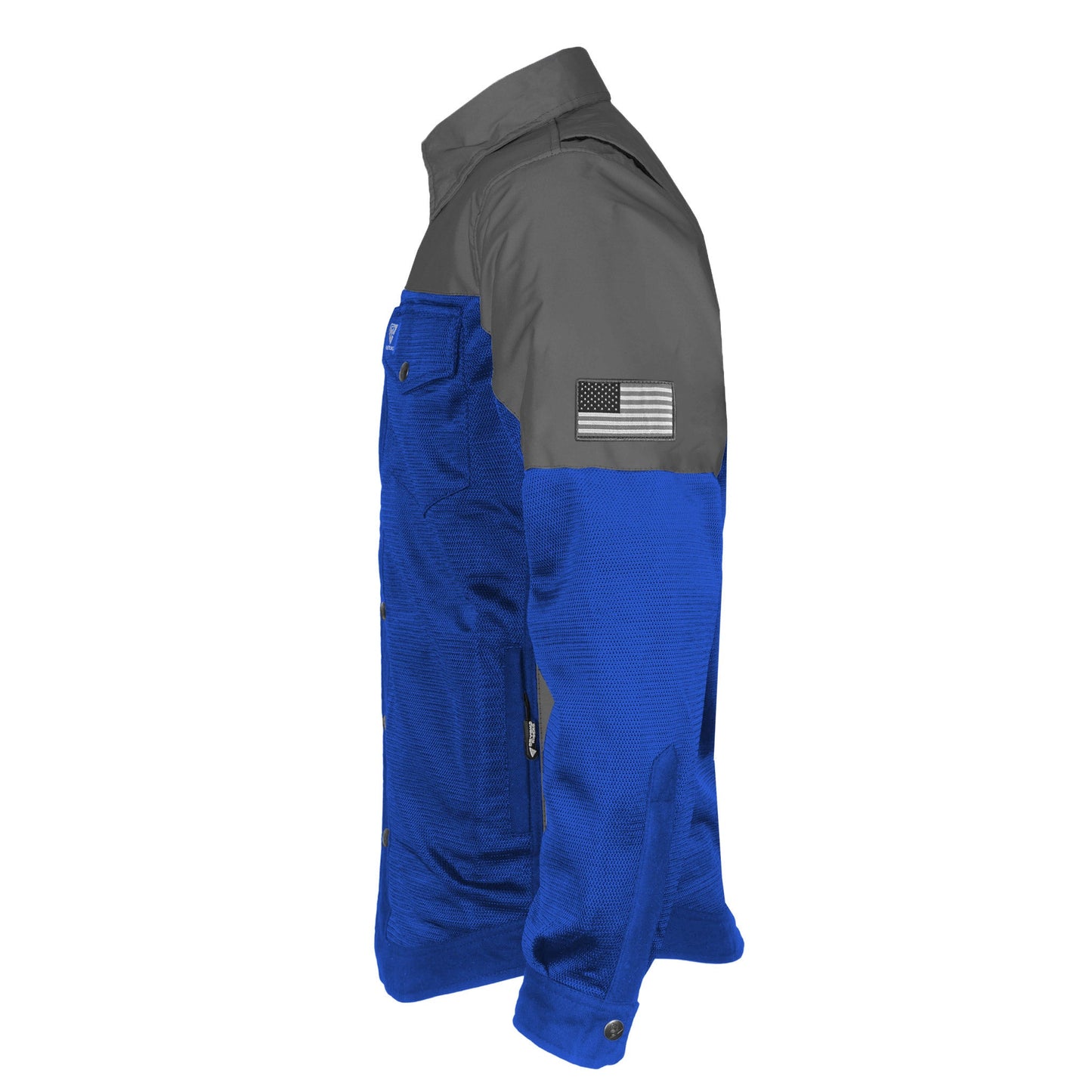 Summer Mesh Reflective Shirt Blue Nebula