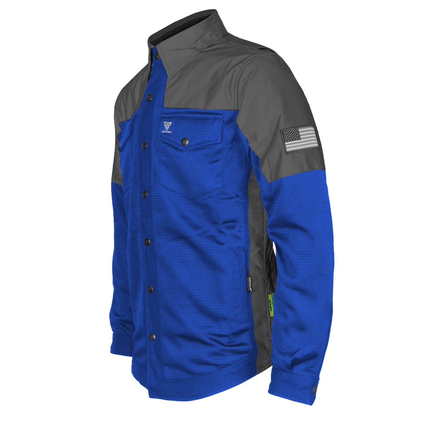 Summer Mesh Reflective Shirt Blue Nebula