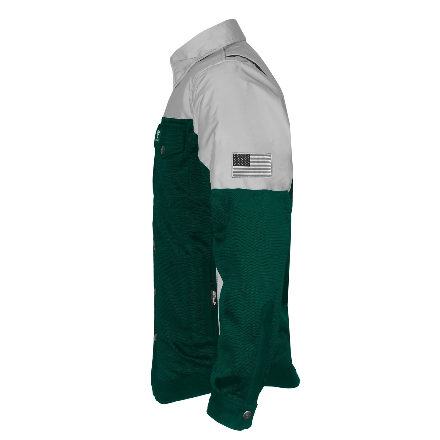 Summer Mesh Reflective Shirt Dark Green Eclipse