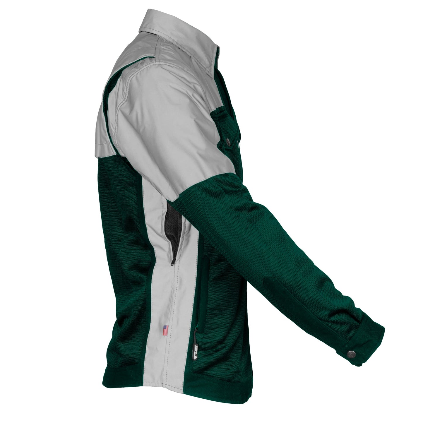 Summer Mesh Reflective Shirt Dark Green Eclipse