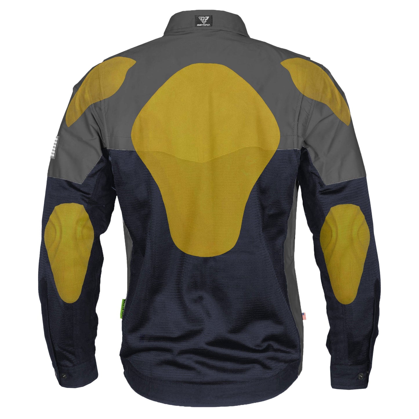 Summer Mesh Reflective Shirt Navy Blue Nebula