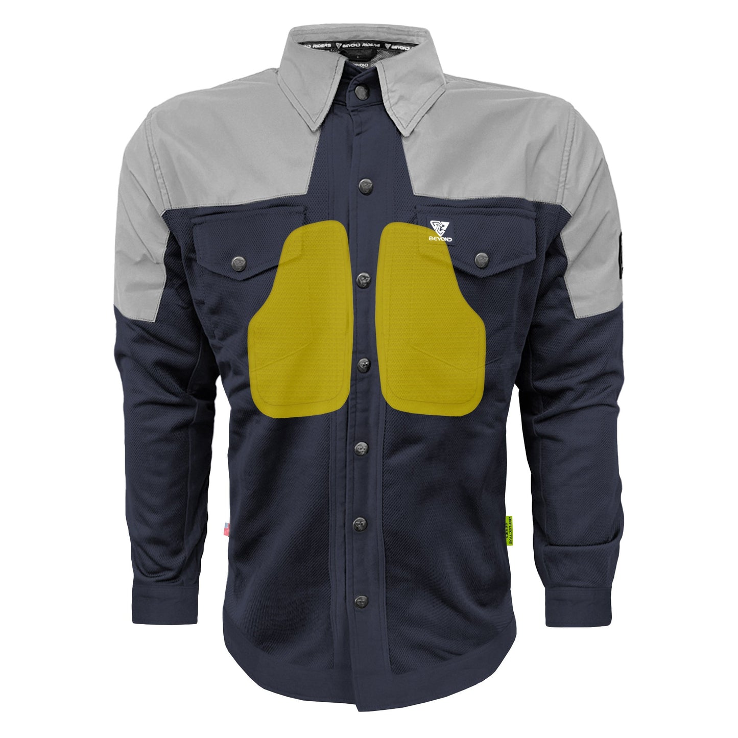 Summer Mesh Reflective Shirt Navy Blue Eclipse