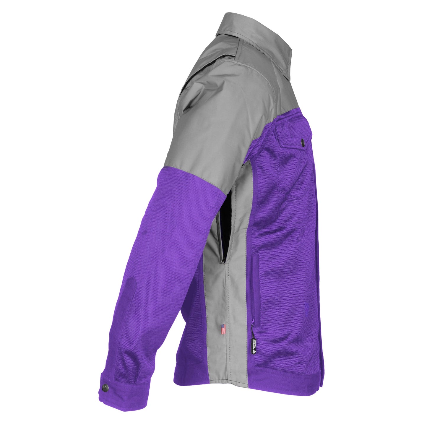 Summer Mesh Reflective Shirt Purple Eclipse