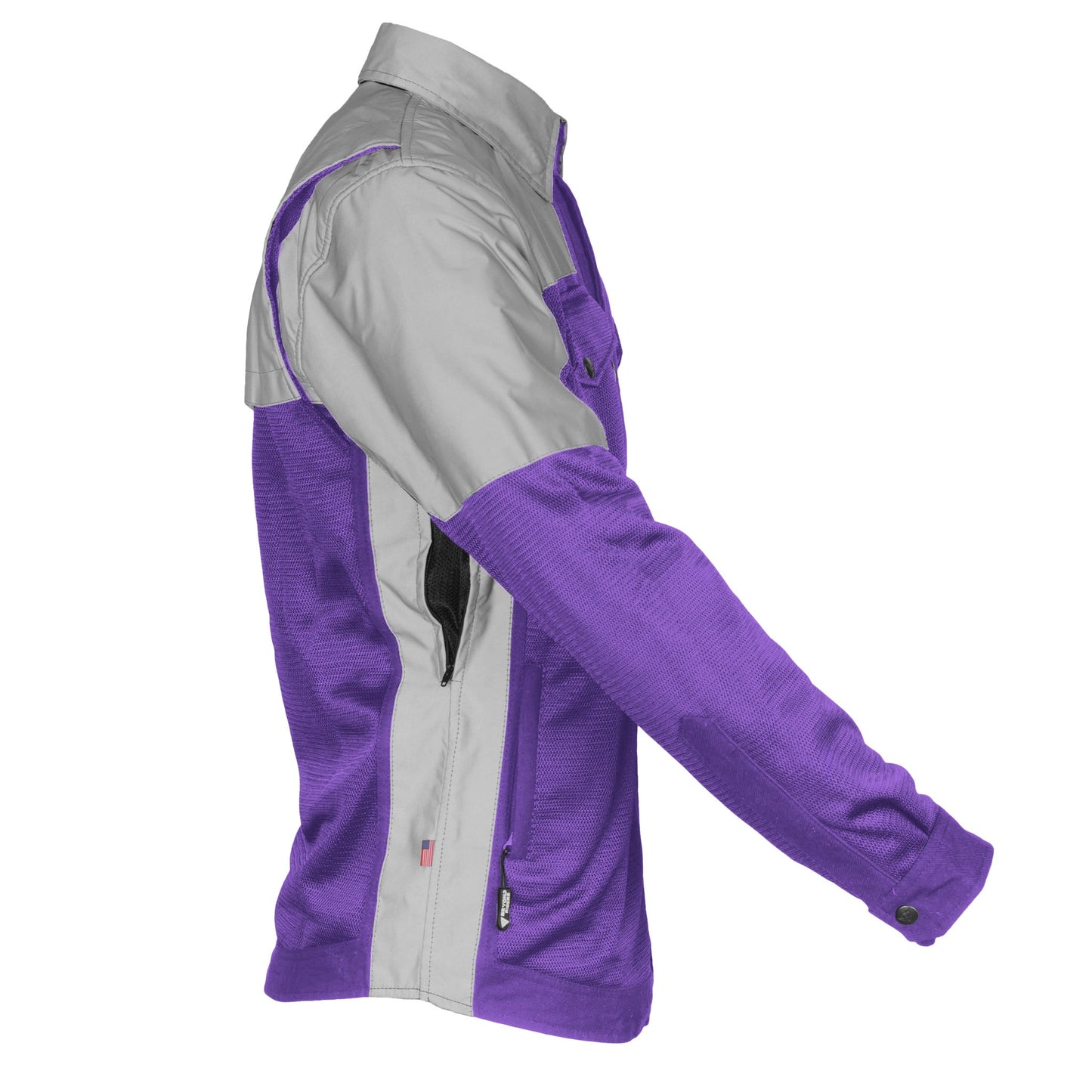Summer Mesh Reflective Shirt Purple Eclipse