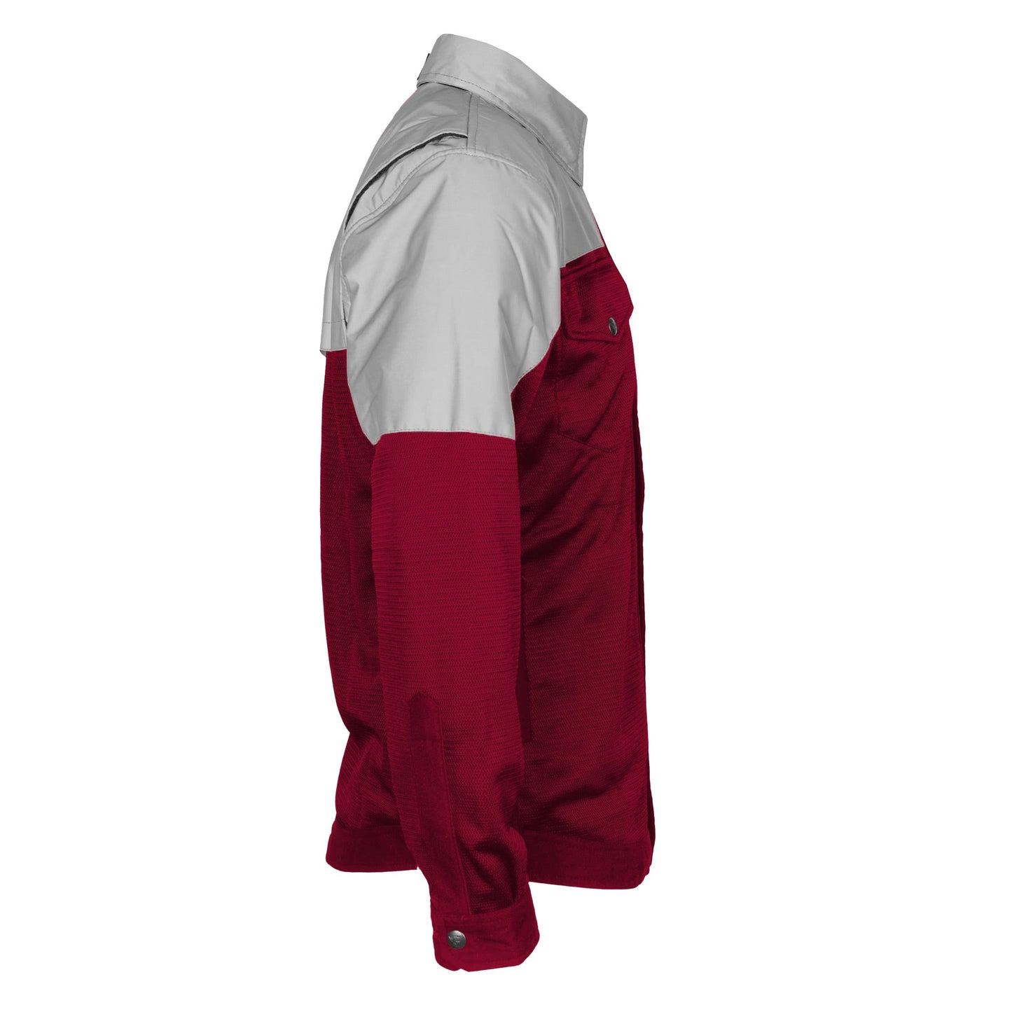 Summer Mesh Reflective Shirt Red Maroon Eclipse