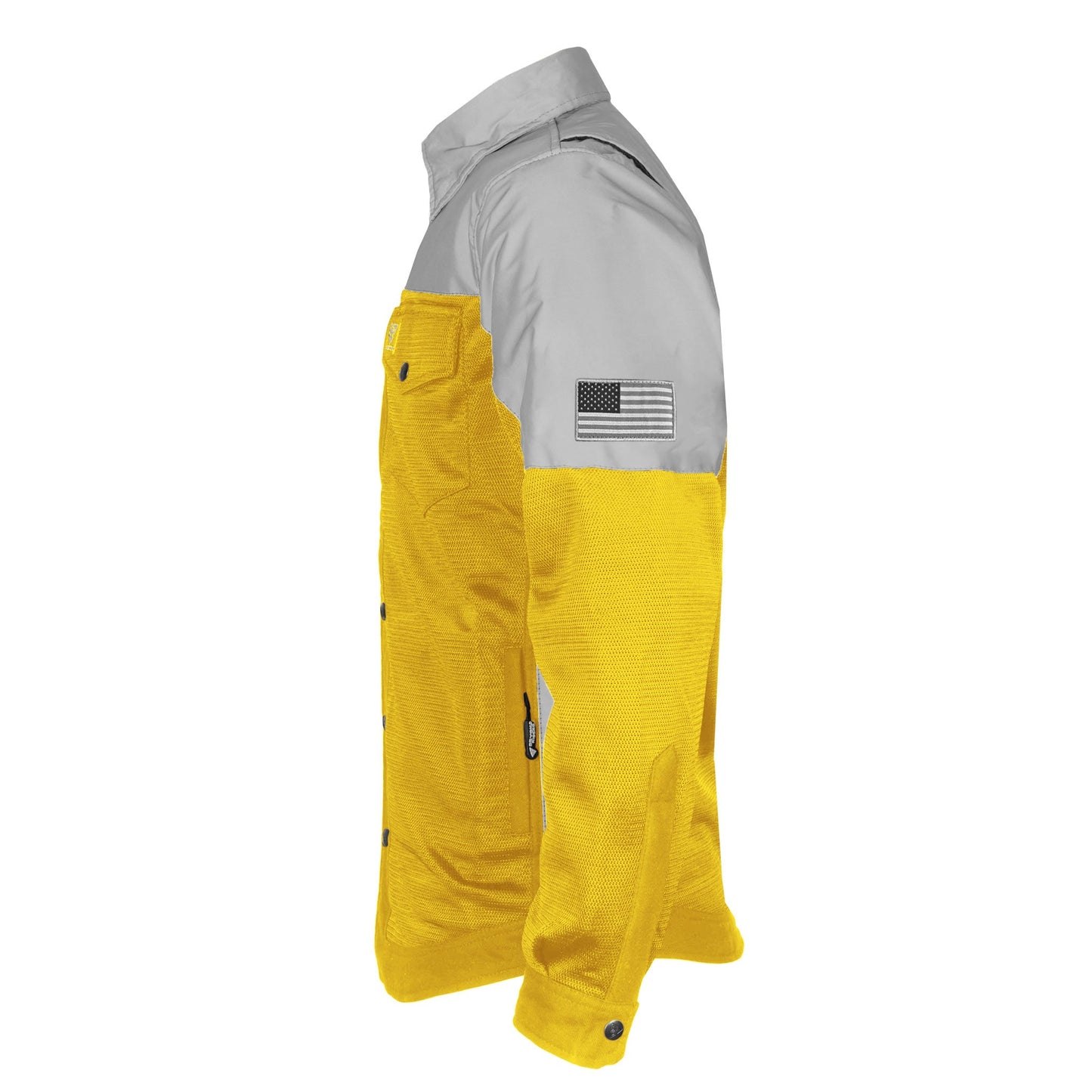 Summer Mesh Reflective Shirt Yellow Eclipse