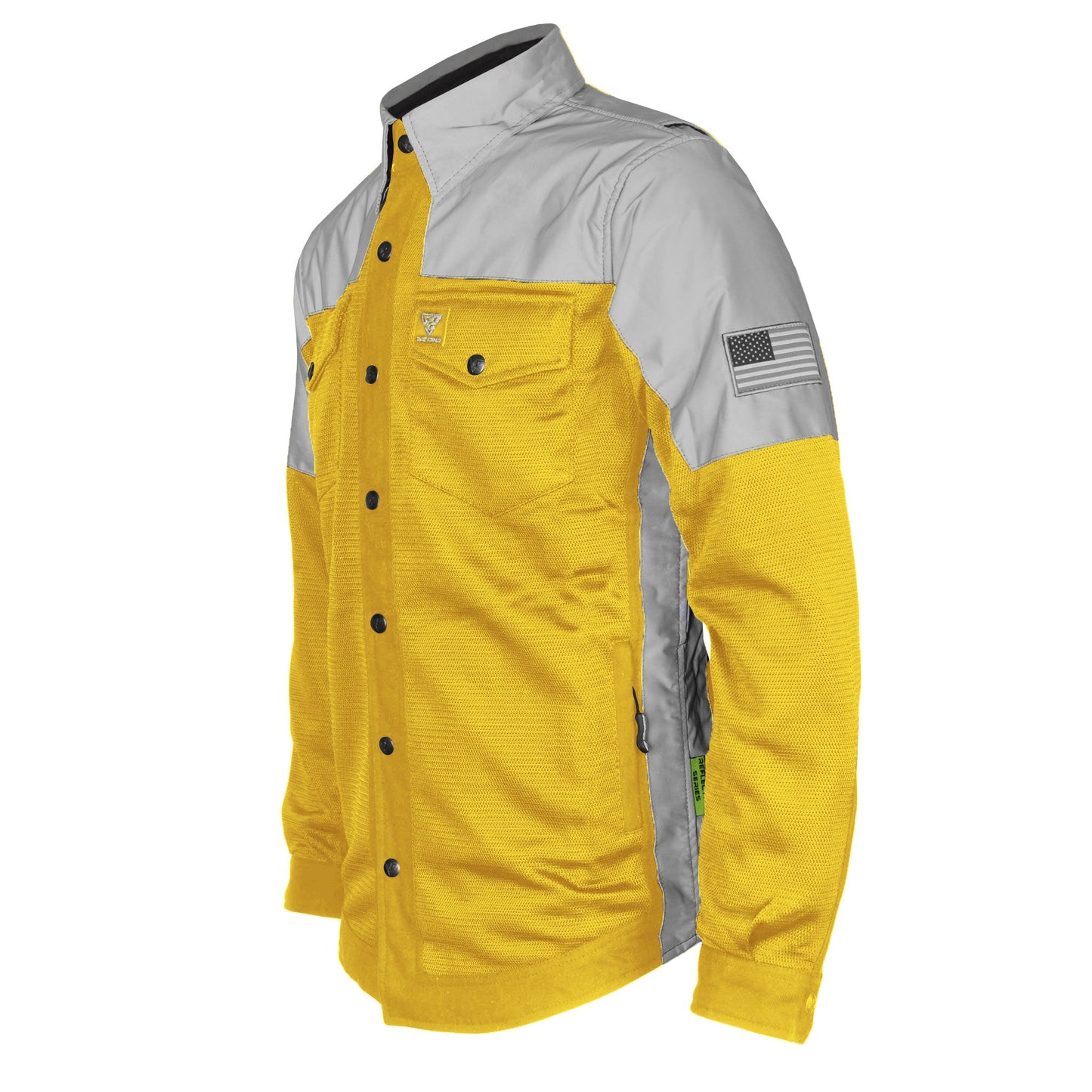 Summer Mesh Reflective Shirt Yellow Eclipse