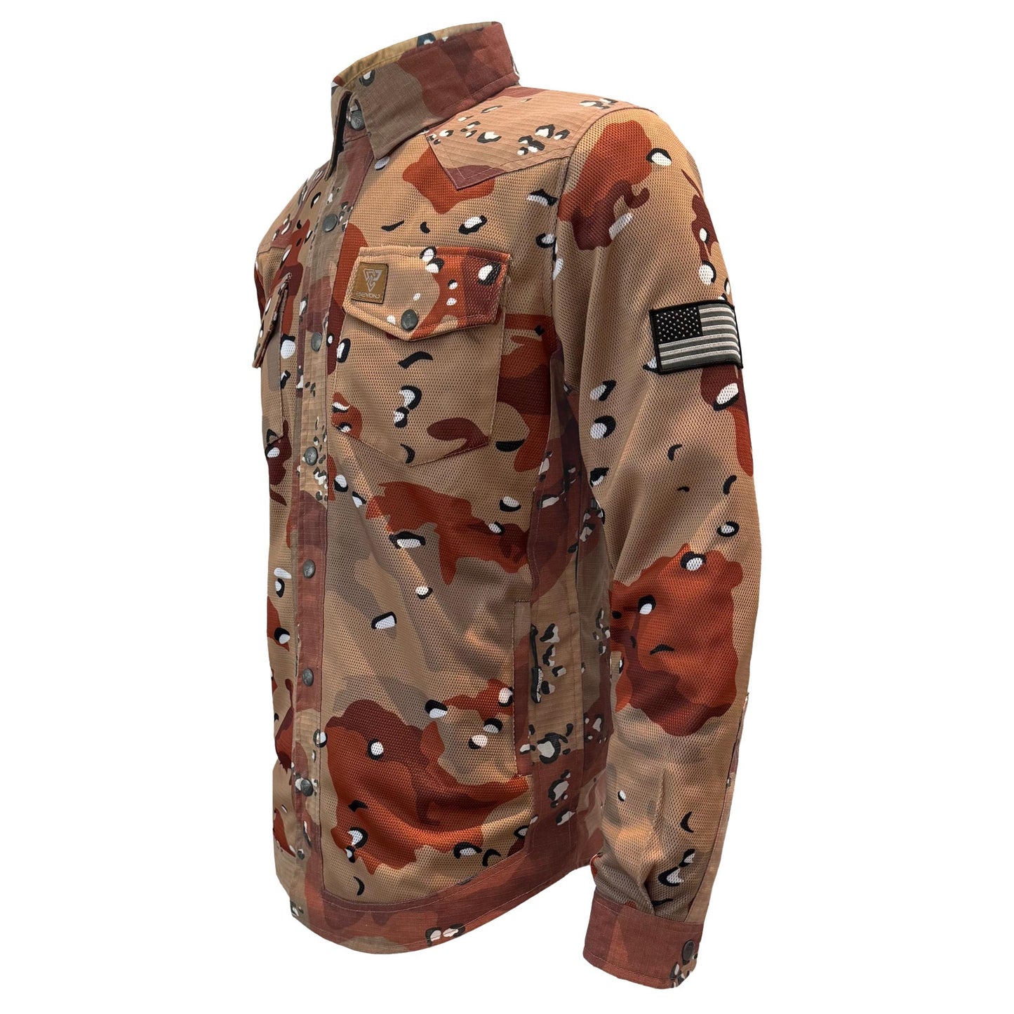 Summer Mesh Protective Camouflage Shirt "Dagger Two" - Desert Color
