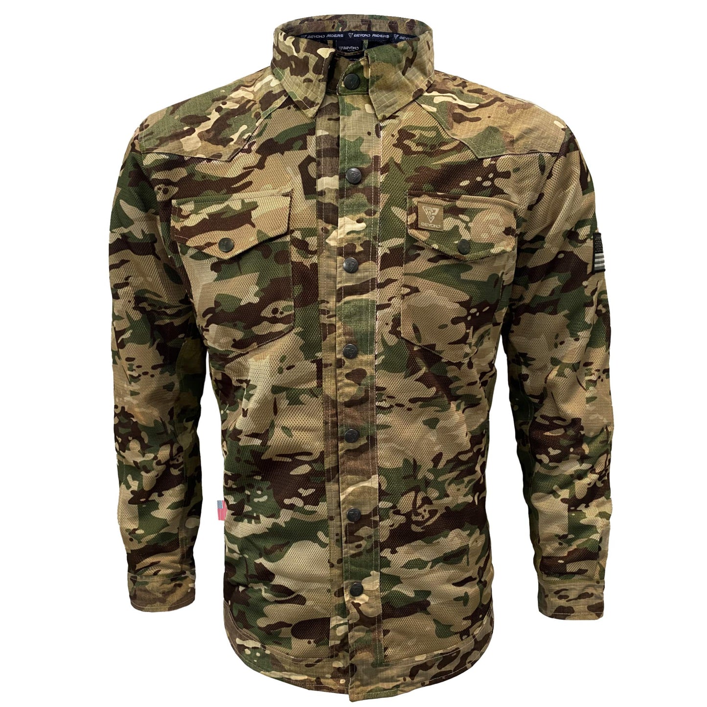 Summer Mesh Protective Camouflage Shirt "Delta Four" - Light Color