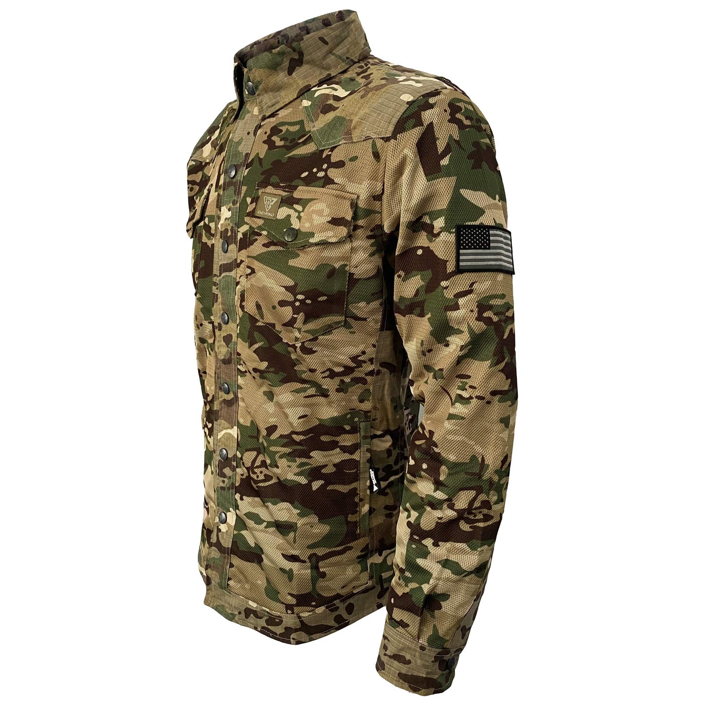 Summer Mesh Protective Camouflage Shirt "Delta Four" - Light Color