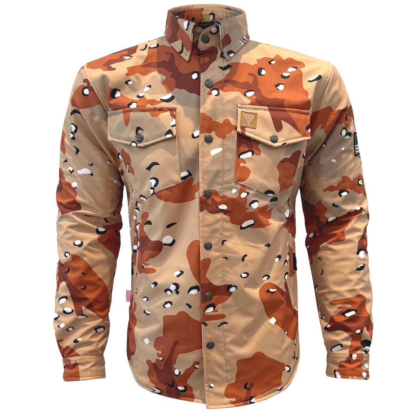 Protective SoftShell Winter Jacket for Men - Camouflage Dagger Two