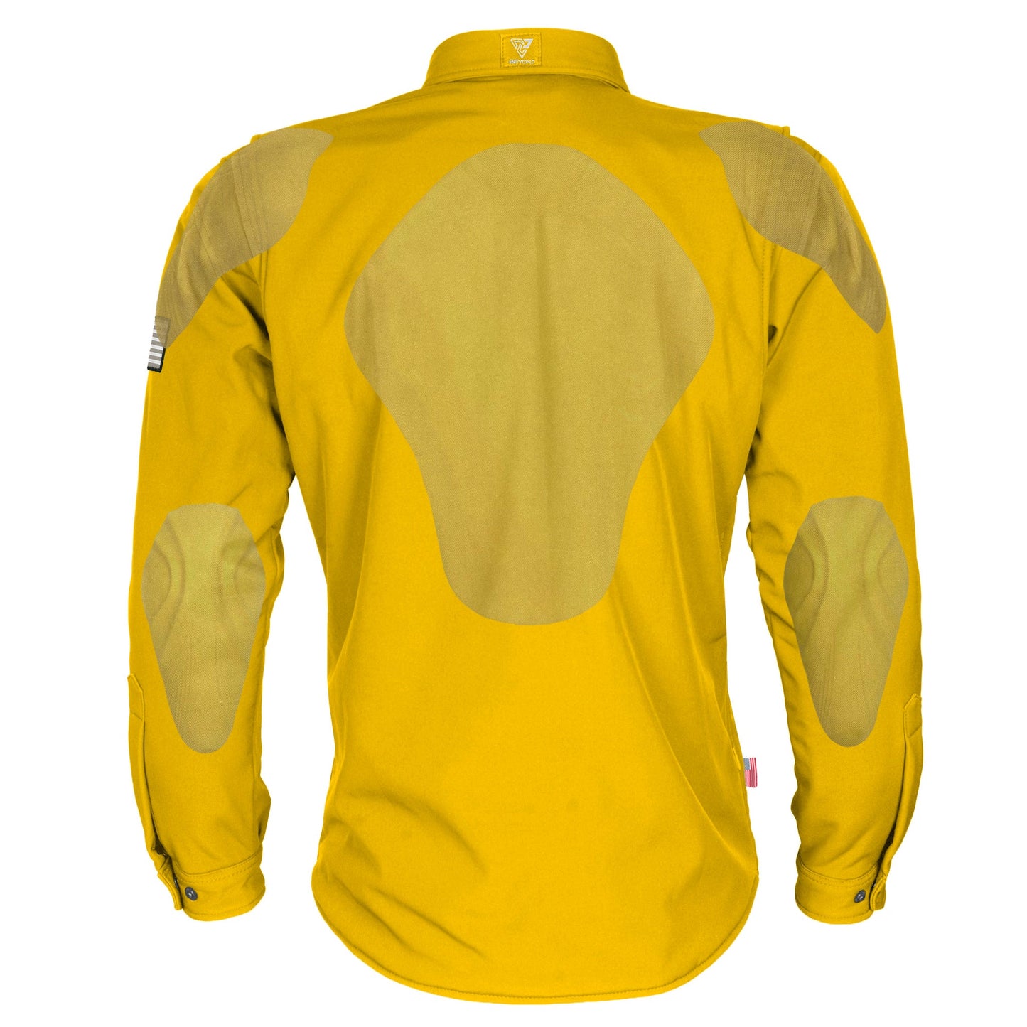 Protective SoftShell Winter Jacket for Men - Yellow Matte