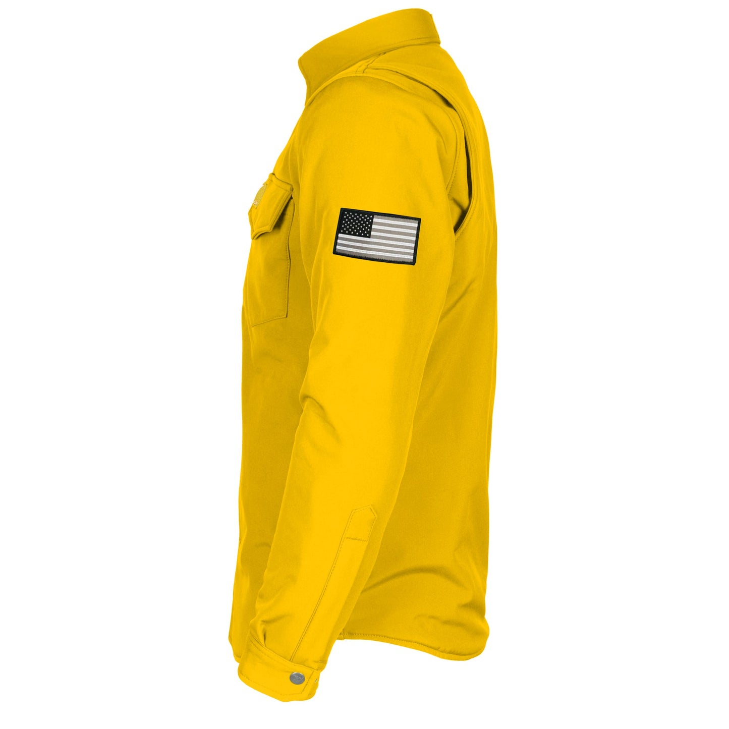 Protective SoftShell Winter Jacket for Men - Yellow Matte