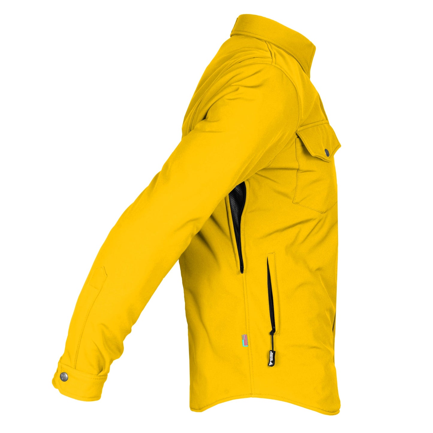 Protective SoftShell Winter Jacket for Men - Yellow Matte