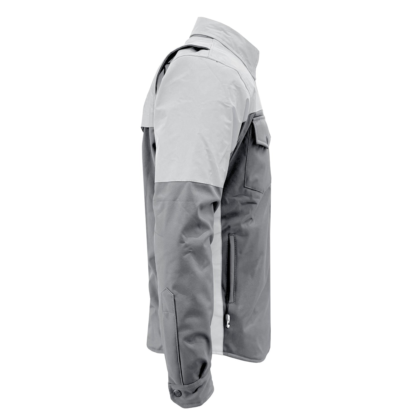 SoftShell Reflective "Twilight Titanium" Winter Jacket for Men - Grey Matte