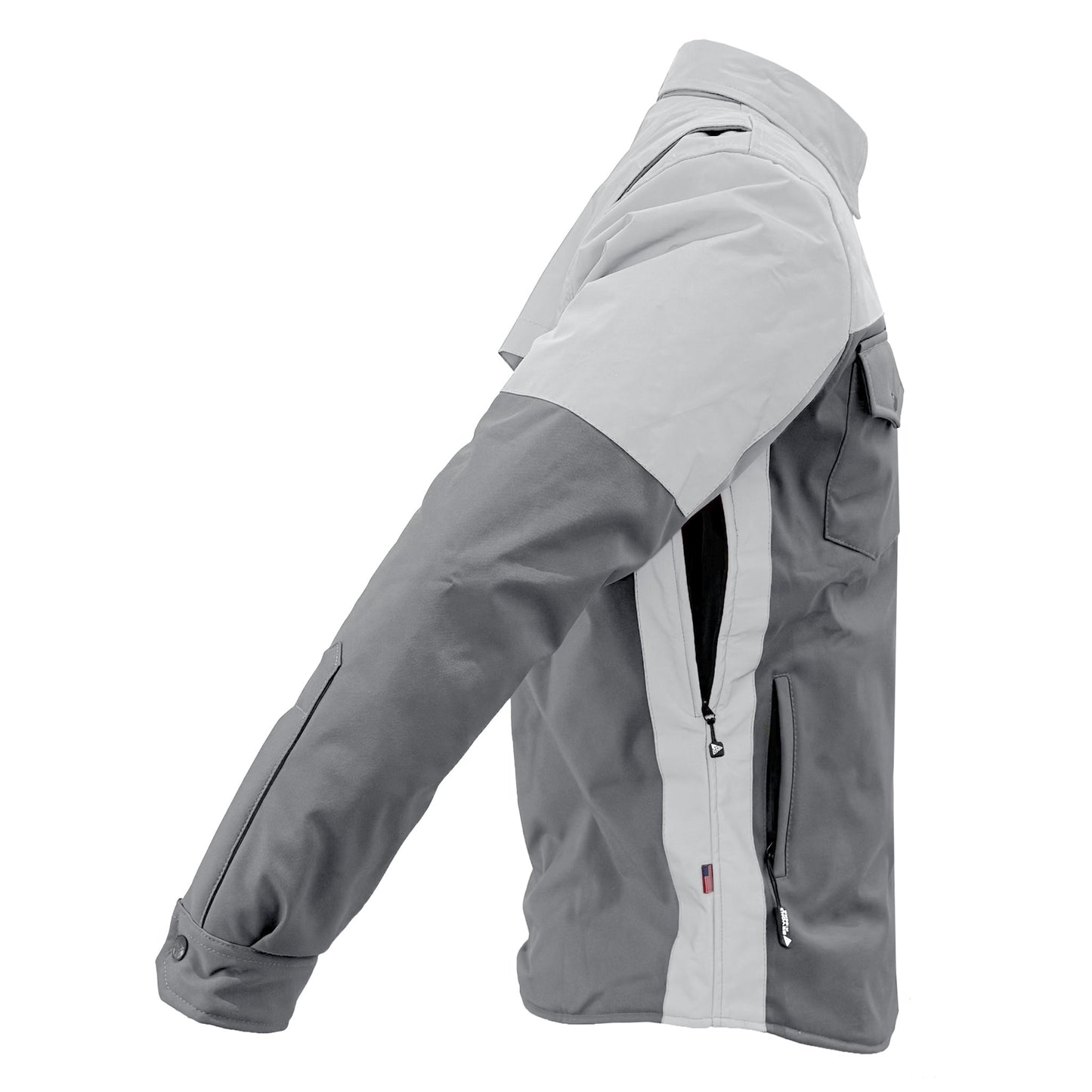 SoftShell Reflective "Twilight Titanium" Winter Jacket for Men - Grey Matte