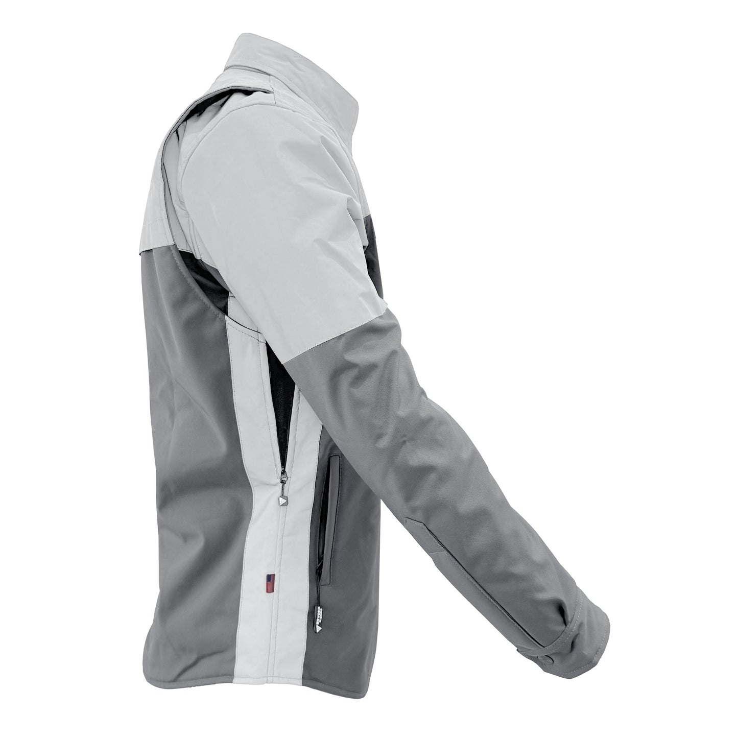 SoftShell Reflective "Twilight Titanium" Winter Jacket for Men - Grey Matte