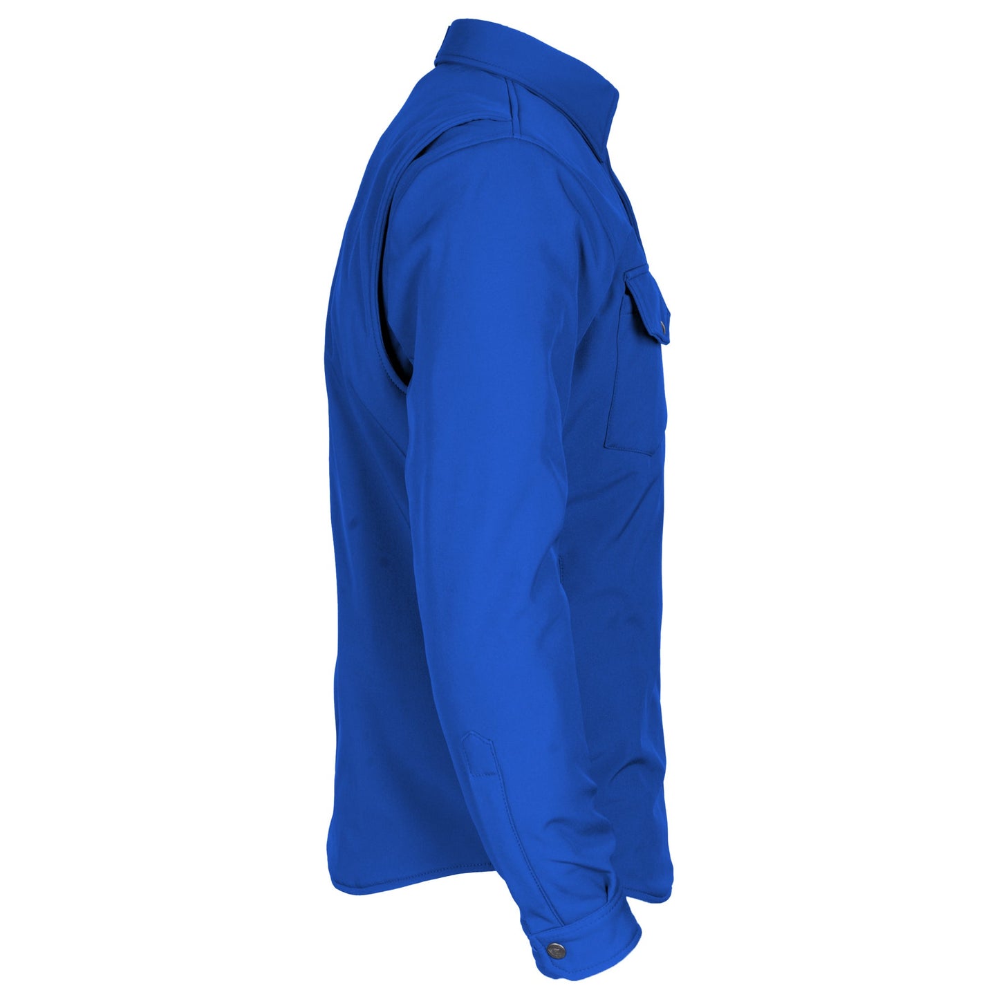 Protective SoftShell Winter Jacket for Men - Royal Blue Matte
