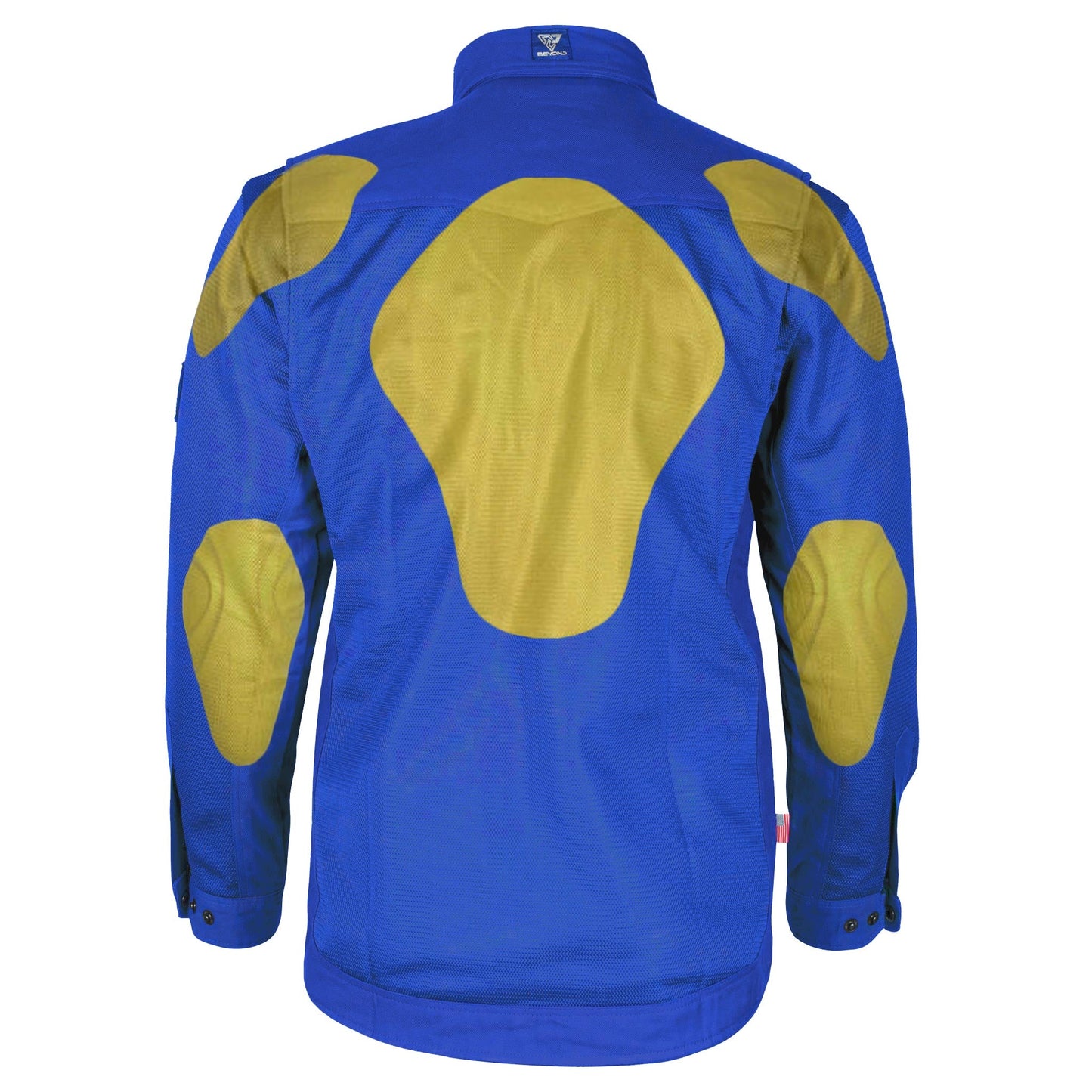 ‌Protective Summer Mesh Shirt - Blue Solid