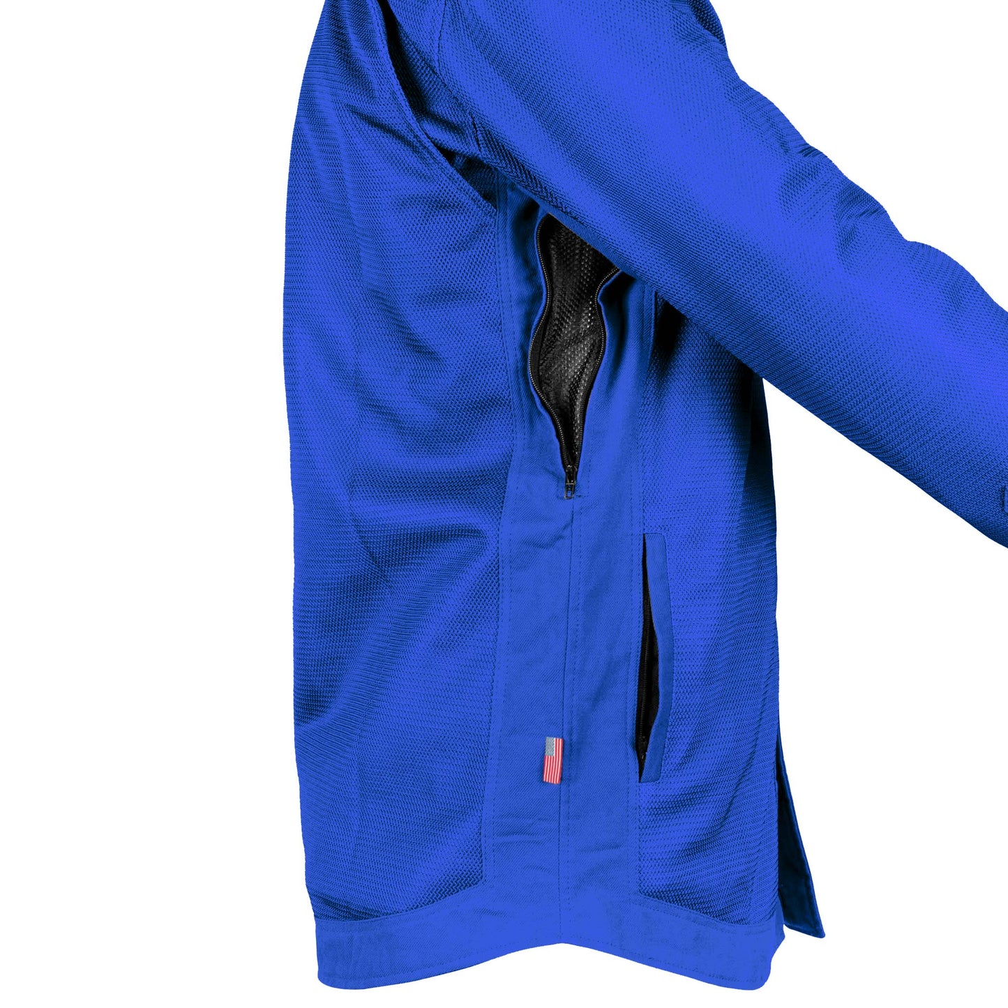 ‌Protective Summer Mesh Shirt - Blue Solid